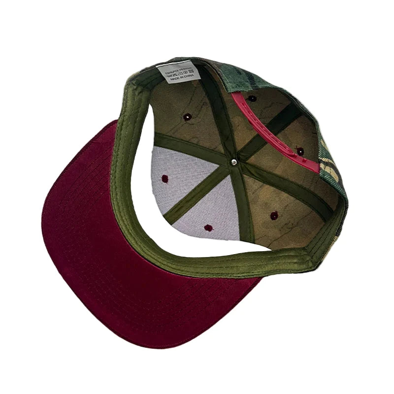 Montana Camouflage Cotton Snapback Cap