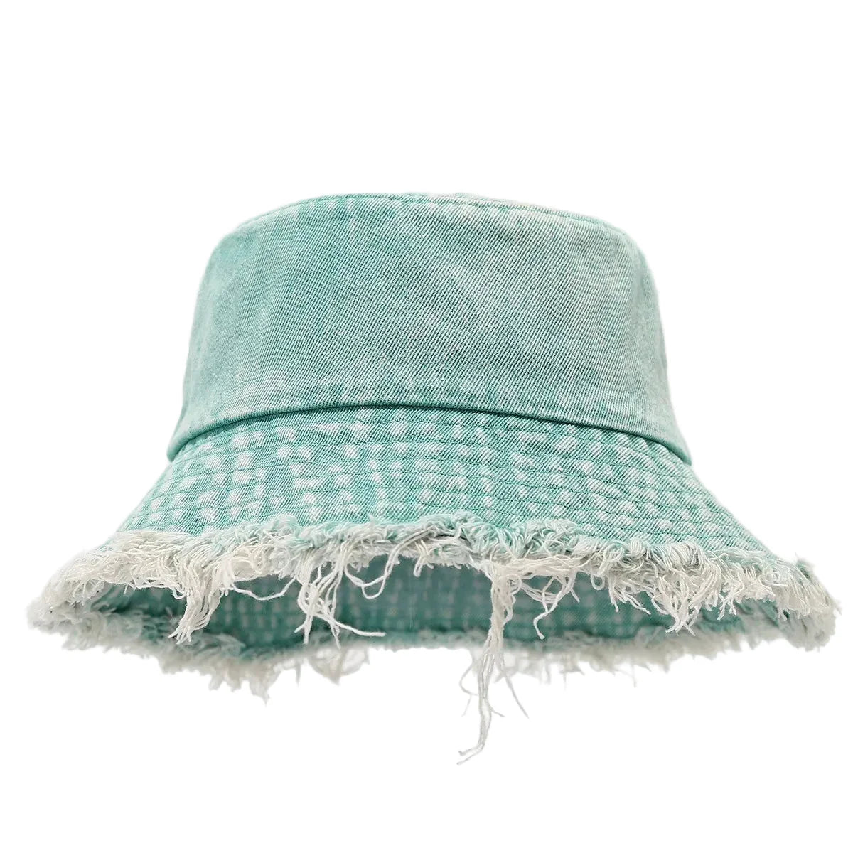 Montana Tassle Edge Denim Bucket Hat