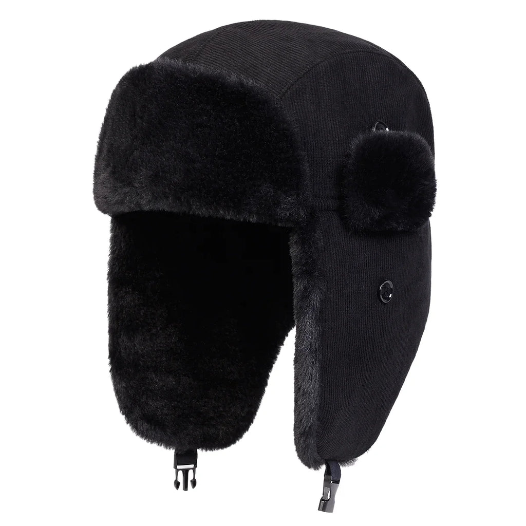 Montana Winter Corduroy Trapper Bomber Hat