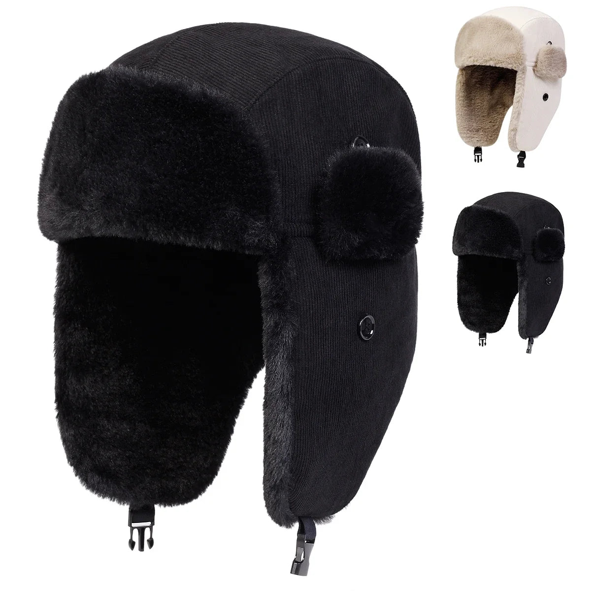 Montana Winter Corduroy Trapper Bomber Hat