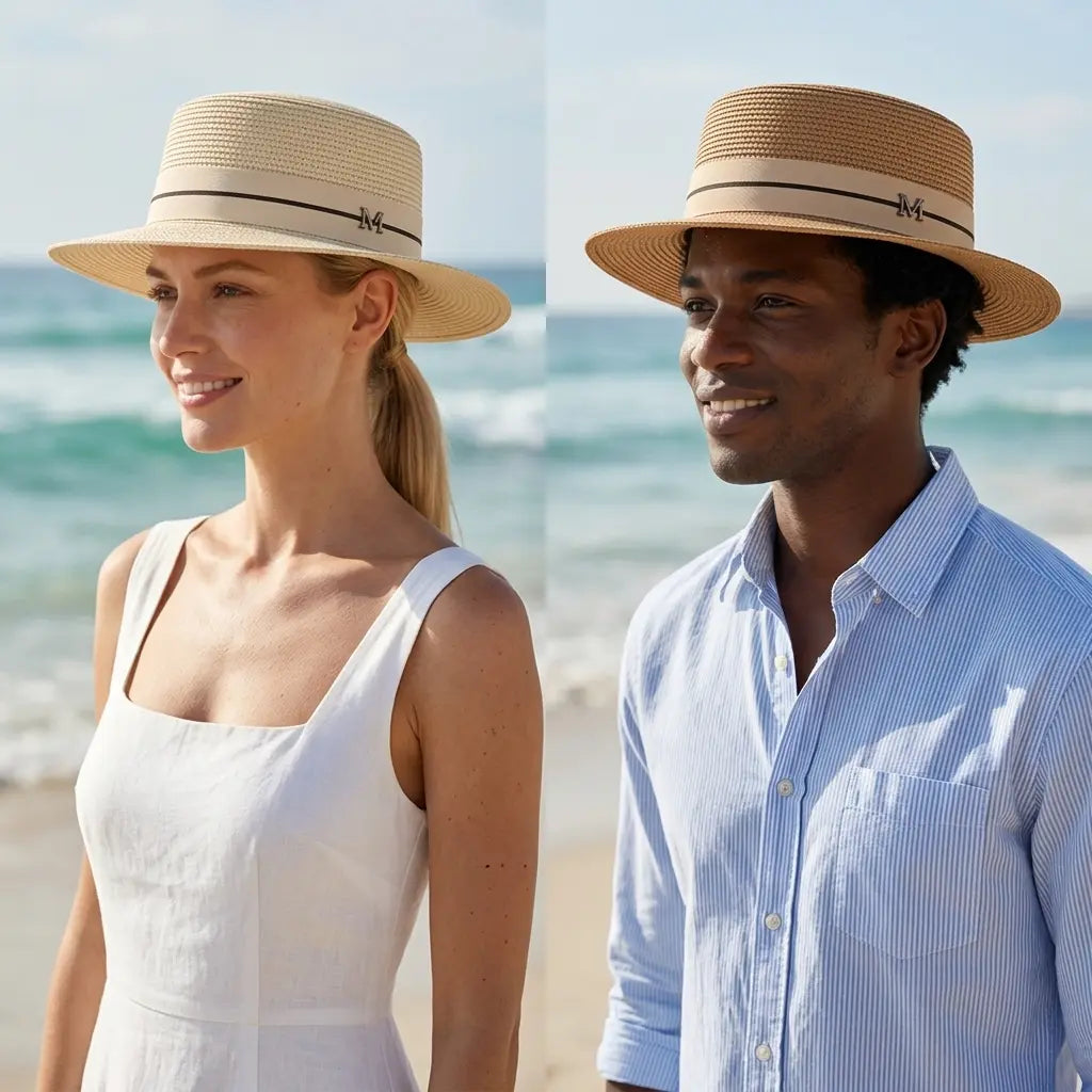 Monterroso Summer Straw Boater Hat