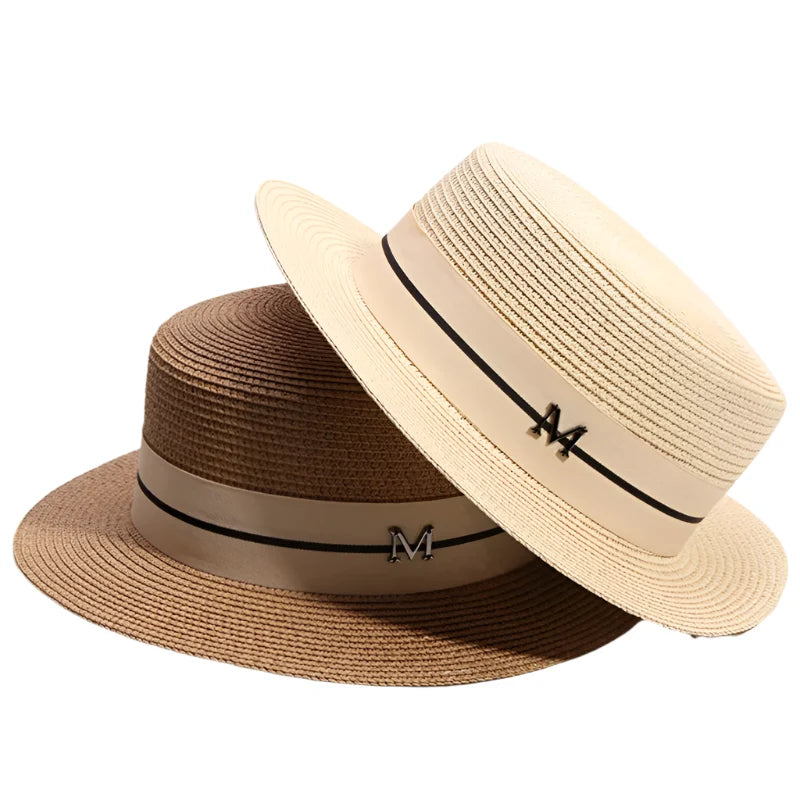 Monterroso Summer Straw Boater Hat