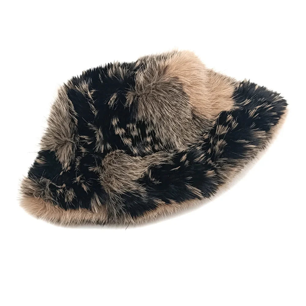 Montgomery Winter Multicolor Plush Bucket Hat