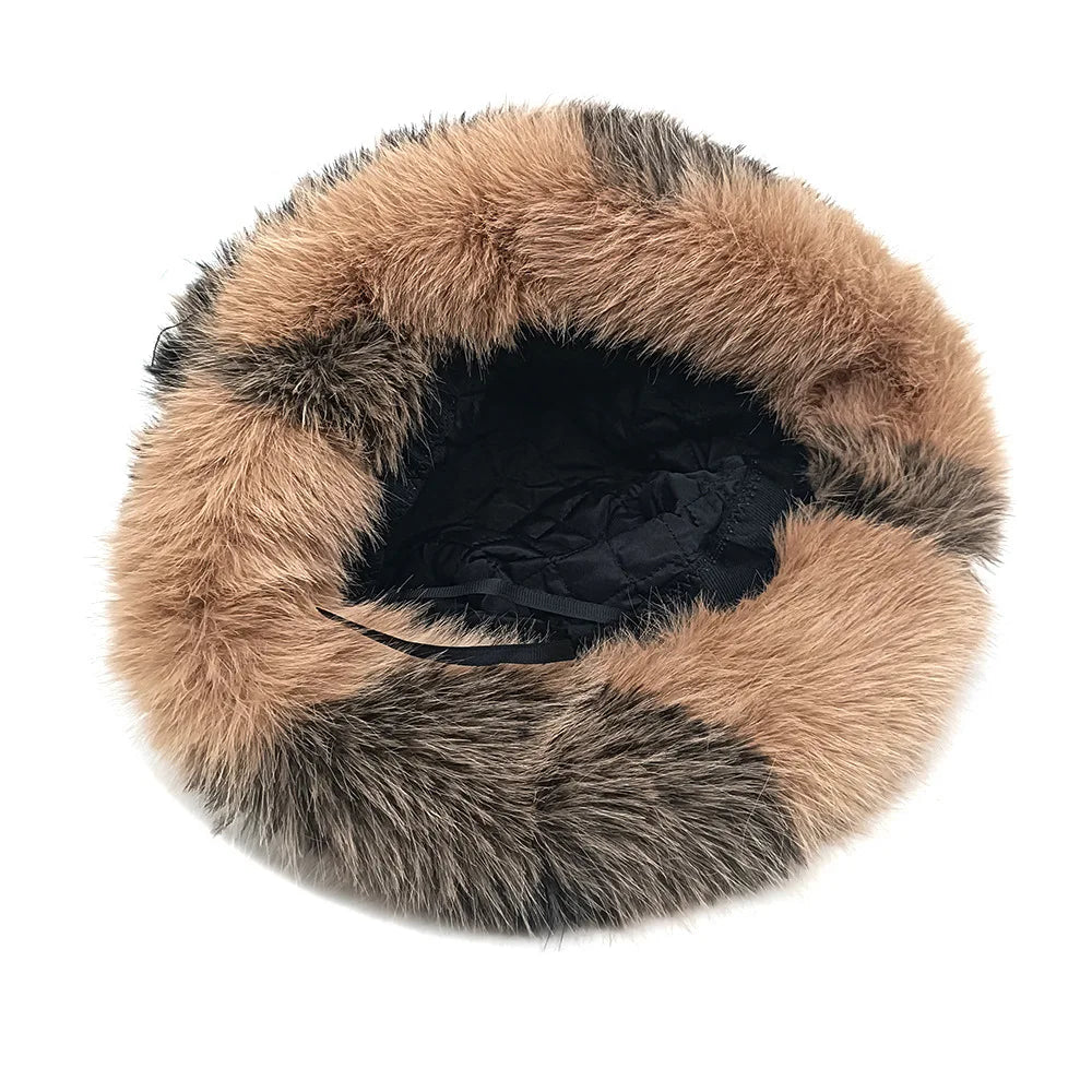 Montgomery Winter Multicolor Plush Bucket Hat
