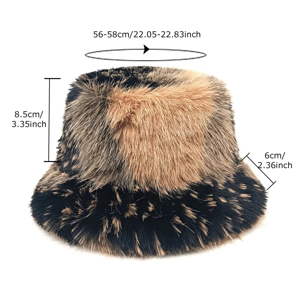 Montgomery Winter Multicolor Plush Bucket Hat