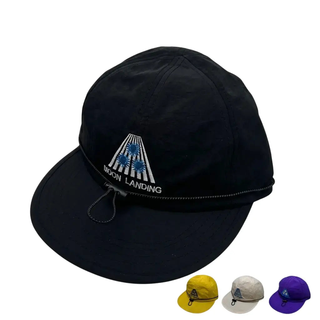 Moon Landing Space Flat Visor Baseball Cap