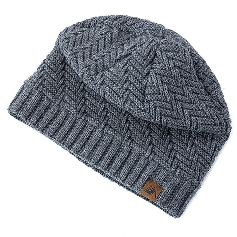 Mount Whitney Winter Geometric Beanie