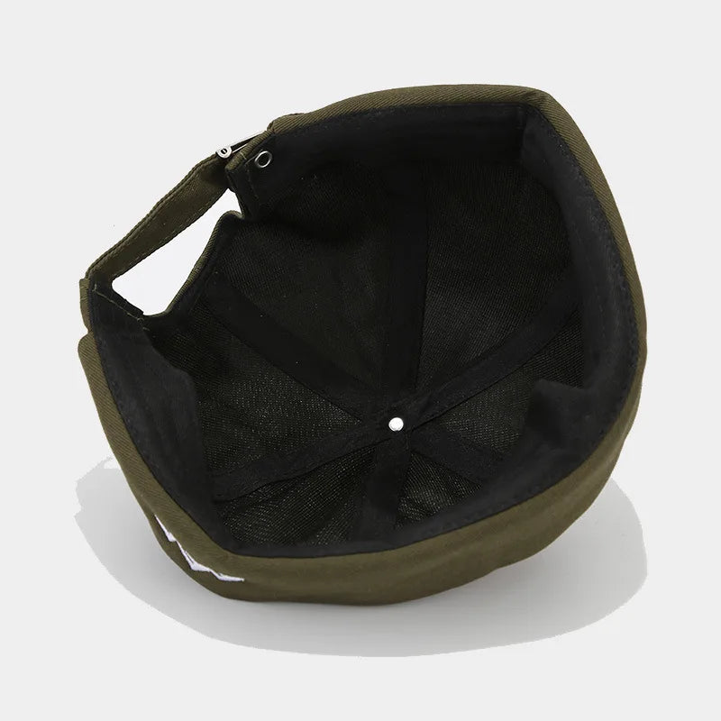 Mountain Silhouette Cotton Docker Cap