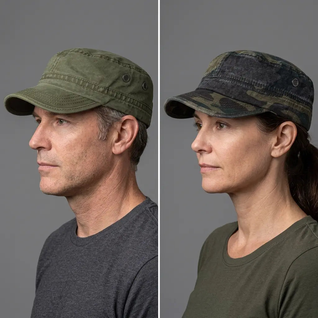Mumford Washed Cotton Adjustable Army Cap