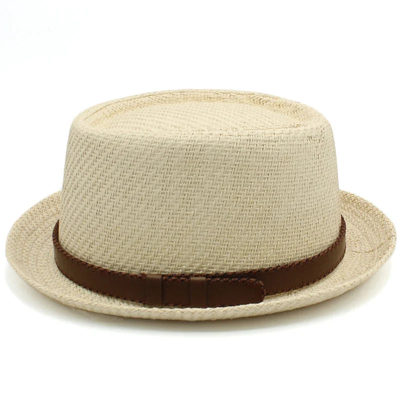 Mykonos Straw Porkpie Hat