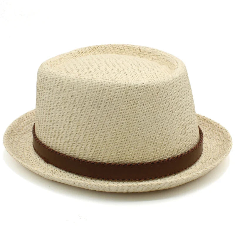 Mykonos Straw Porkpie Hat