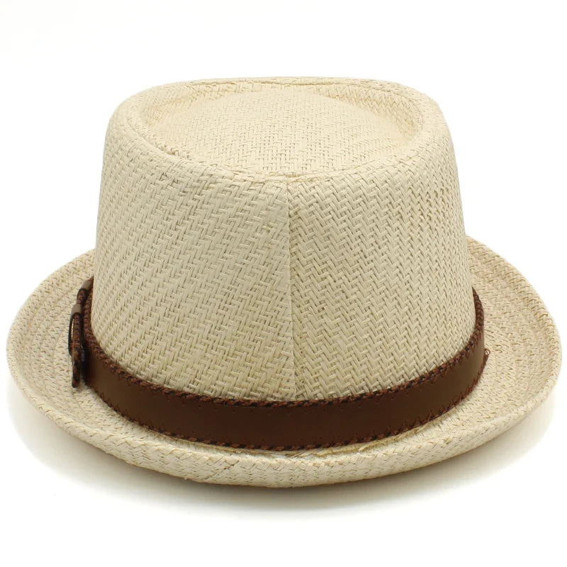 Mykonos Straw Porkpie Hat
