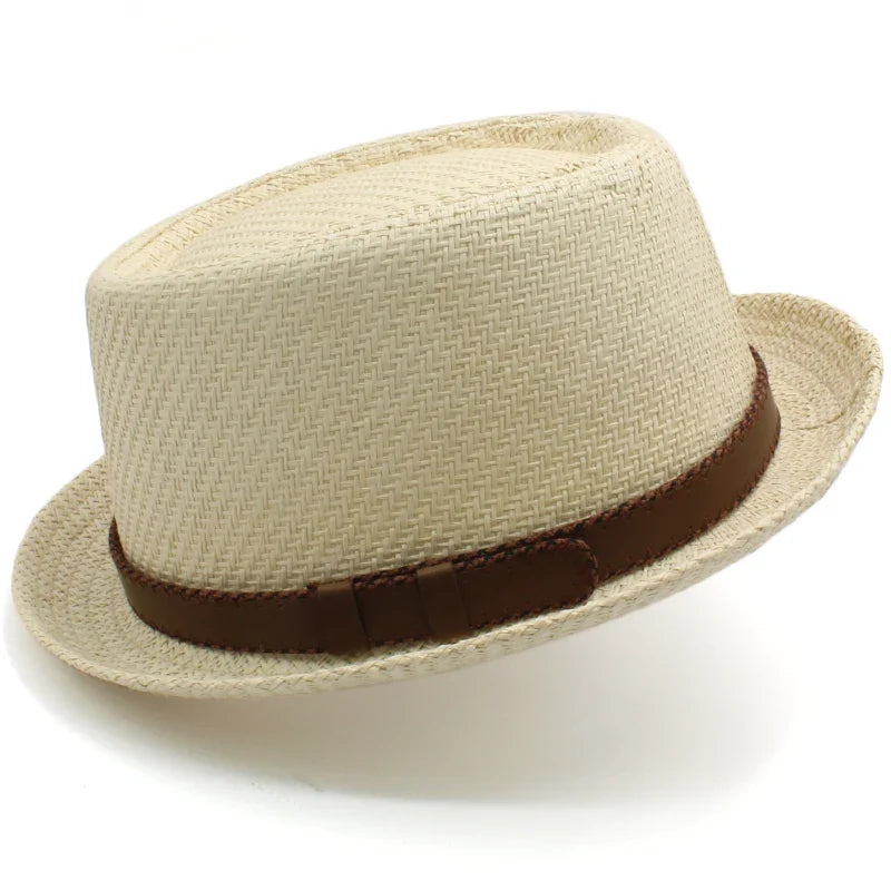 Mykonos Straw Porkpie Hat