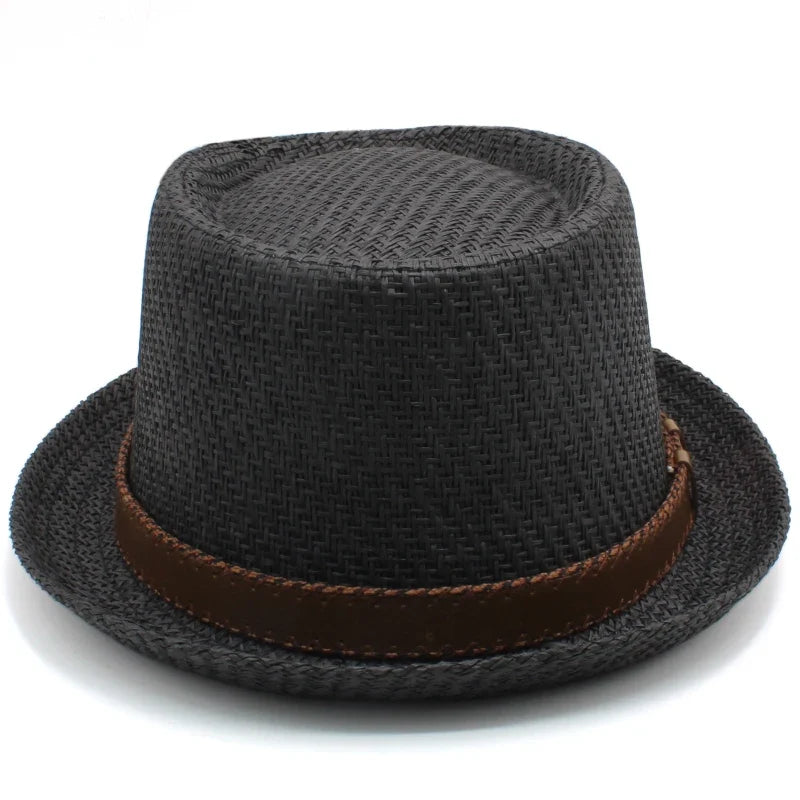 Mykonos Straw Porkpie Hat