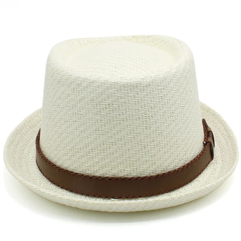 Mykonos Straw Porkpie Hat