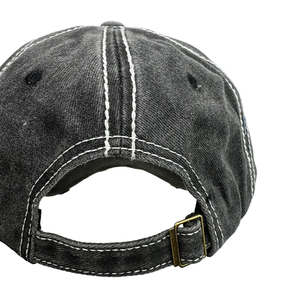 Nº 7 Vintage Ripped Washed Cotton Baseball Cap