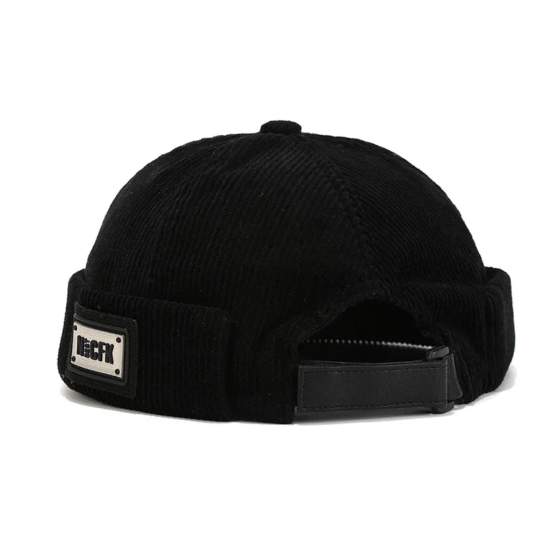 NICFK Corduroy Cotton Docker Cap