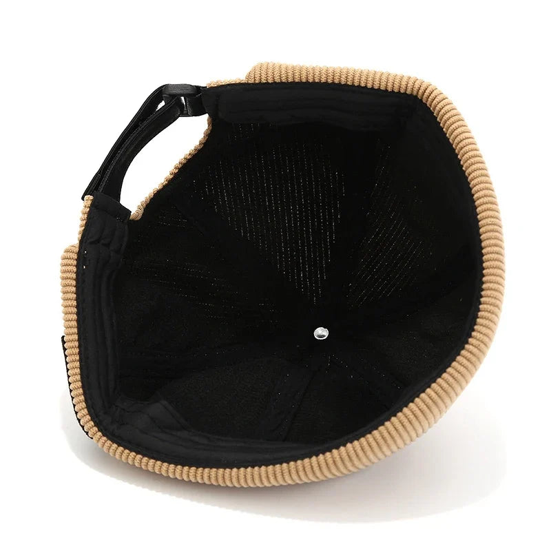 NICFK Corduroy Cotton Docker Cap