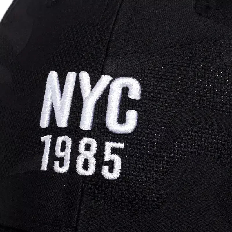 NYC 1985 Black Camouflage Trucker Cap