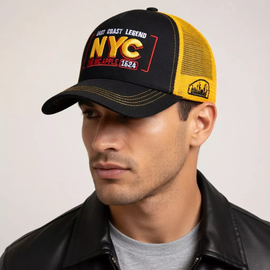 NYC East Coast Legend Cotton Trucker Cap
