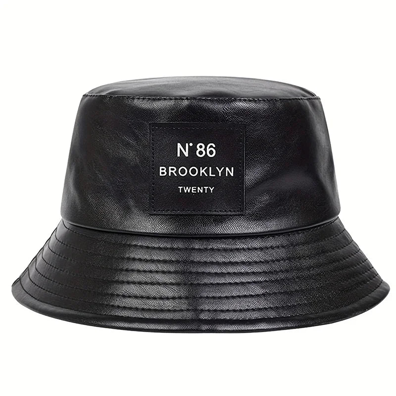 Nº86 Brooklyn Twenty Leather Bucket Hat