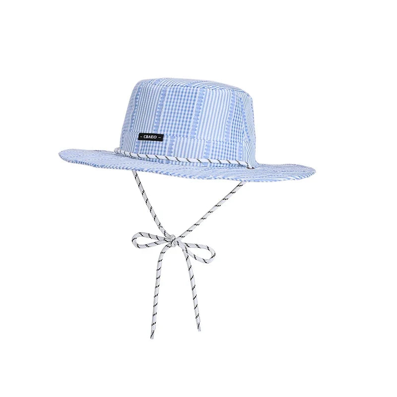 Napoli Summer Striped Fisherman Boater Hat
