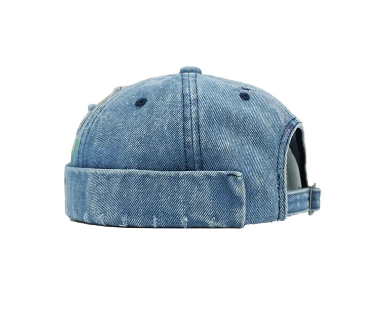 Nashville Painted Ripped Denim Docker Cap