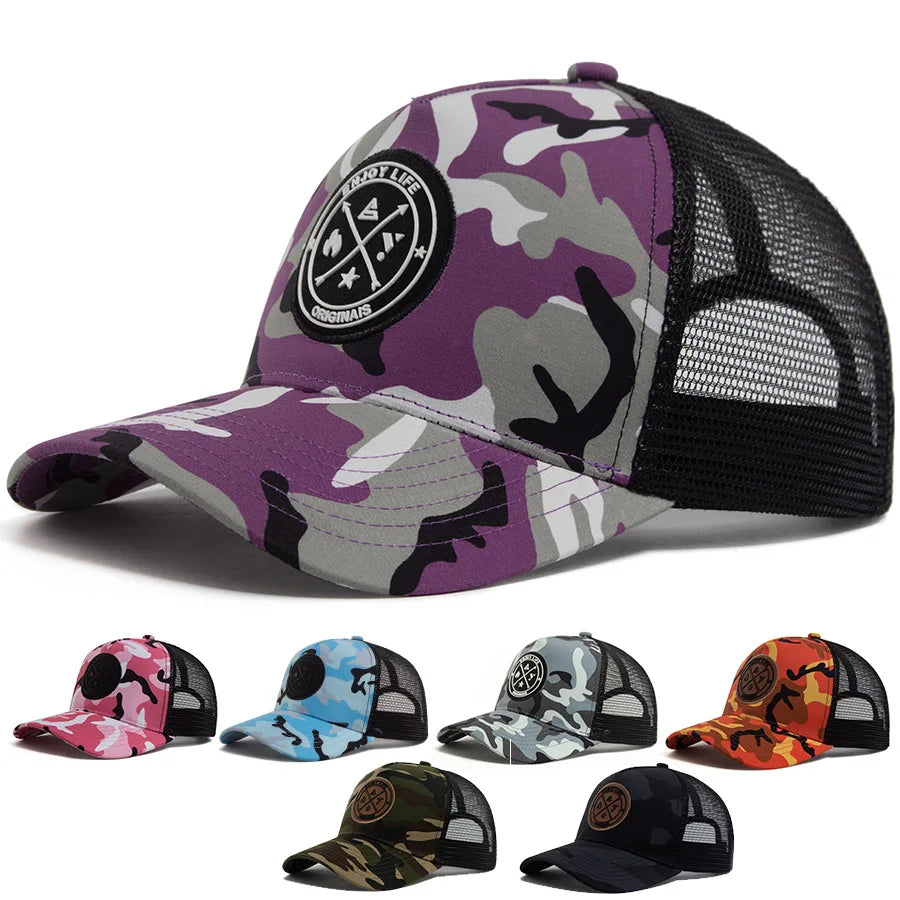 National Basketball League Camouflage Trucker Cap