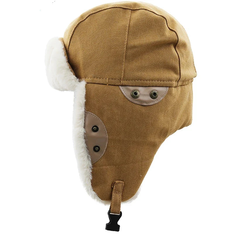 Nebraska Winter Cotton Trapper Bomber Hat
