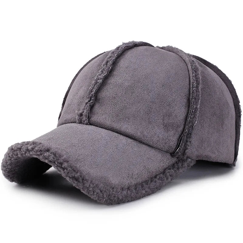 Nebraska Winter Fur Cotton Baseball Cap