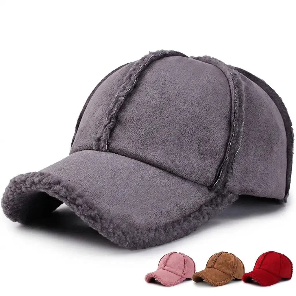 Nebraska Winter Fur Cotton Baseball Cap
