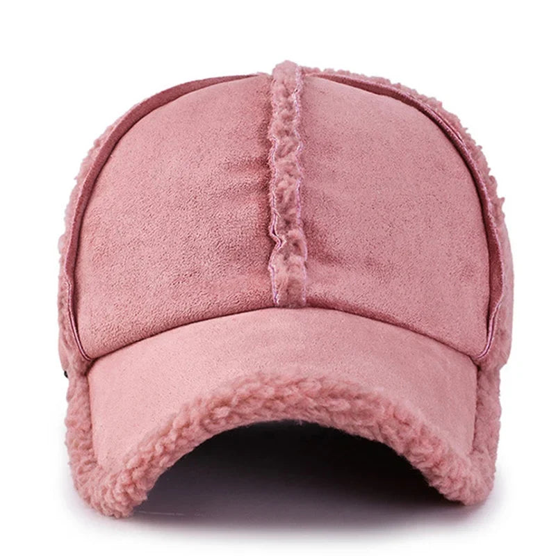 Nebraska Winter Fur Cotton Baseball Cap