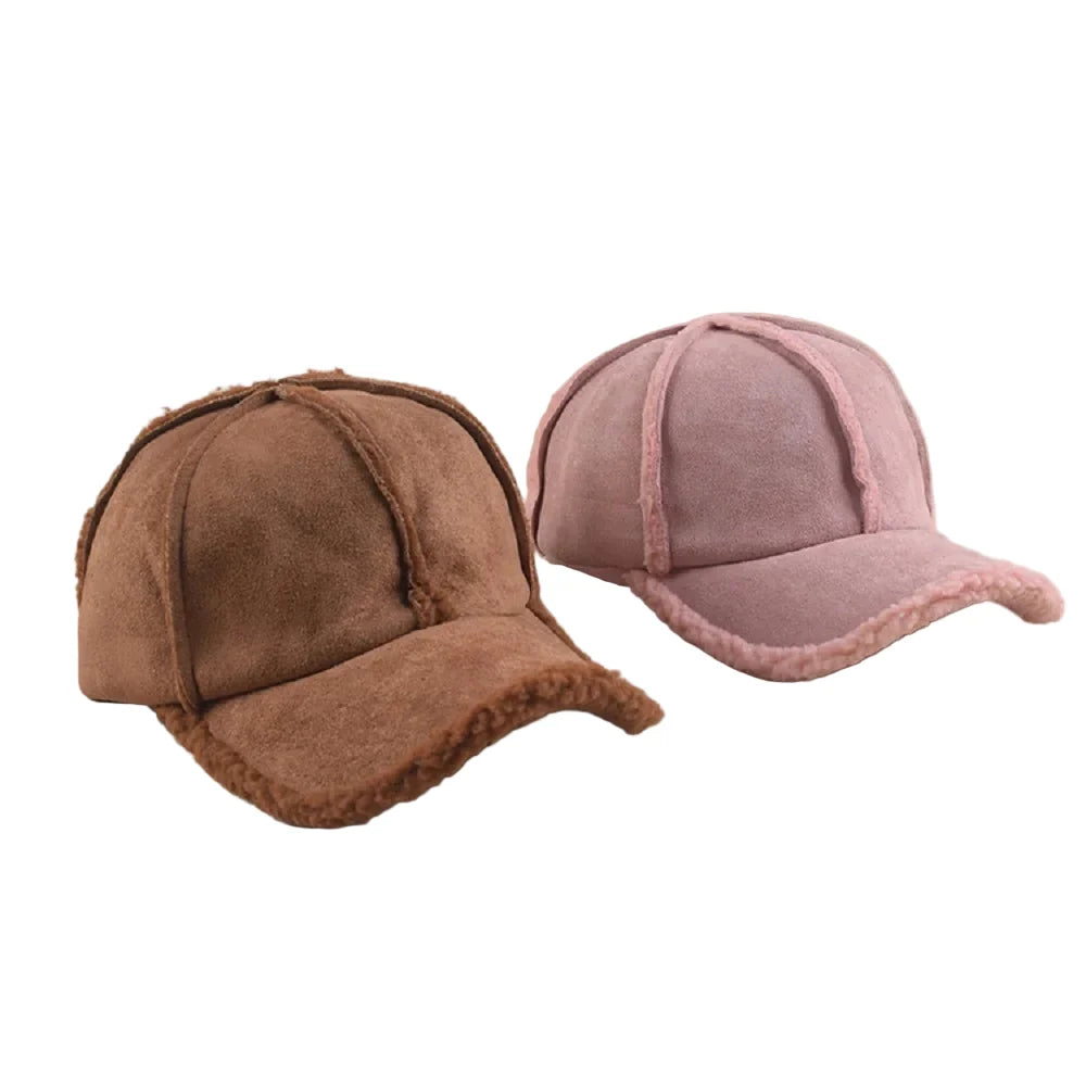Nebraska Winter Fur Cotton Baseball Cap