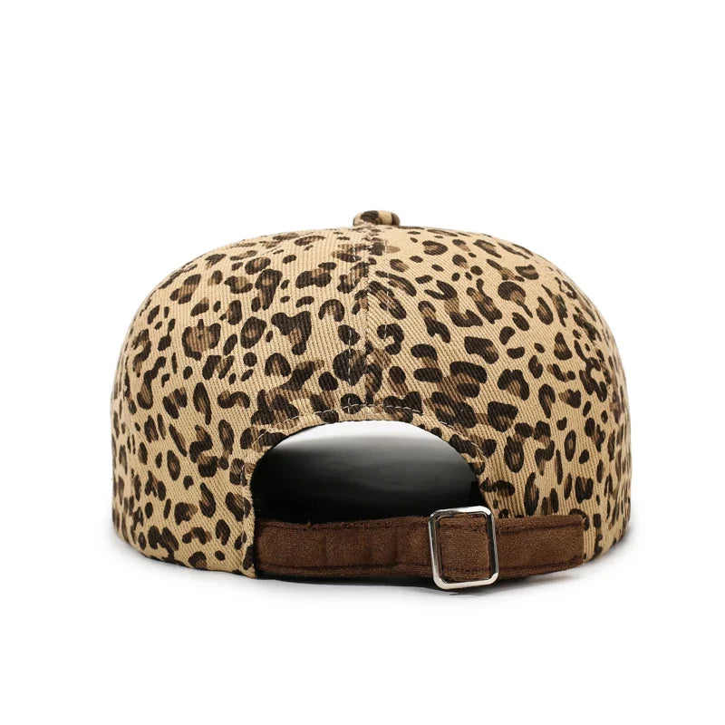 New Orleans Women Leopard Print Newsboy Cap