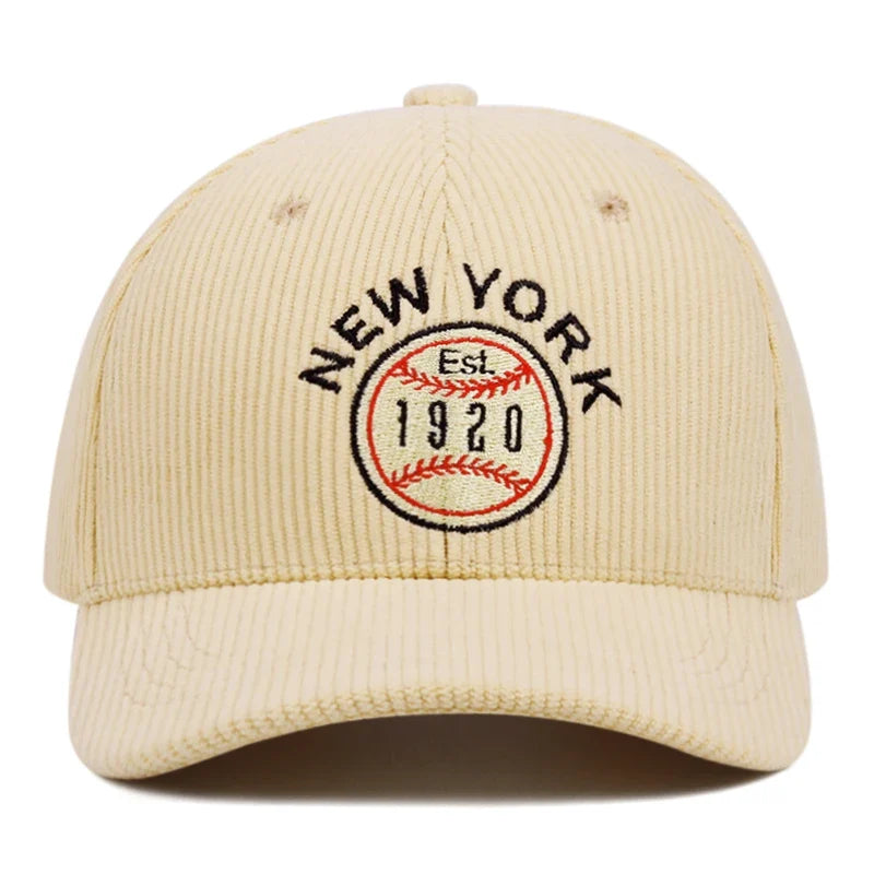 New York 1920 Corduroy Baseball Cap
