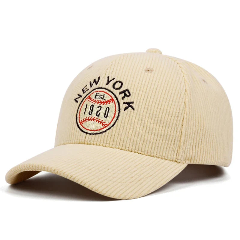 New York 1920 Corduroy Baseball Cap