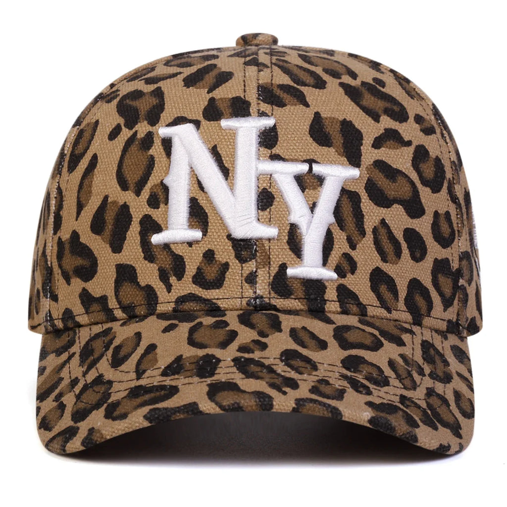 New York City Leopard Print Baseball Cap