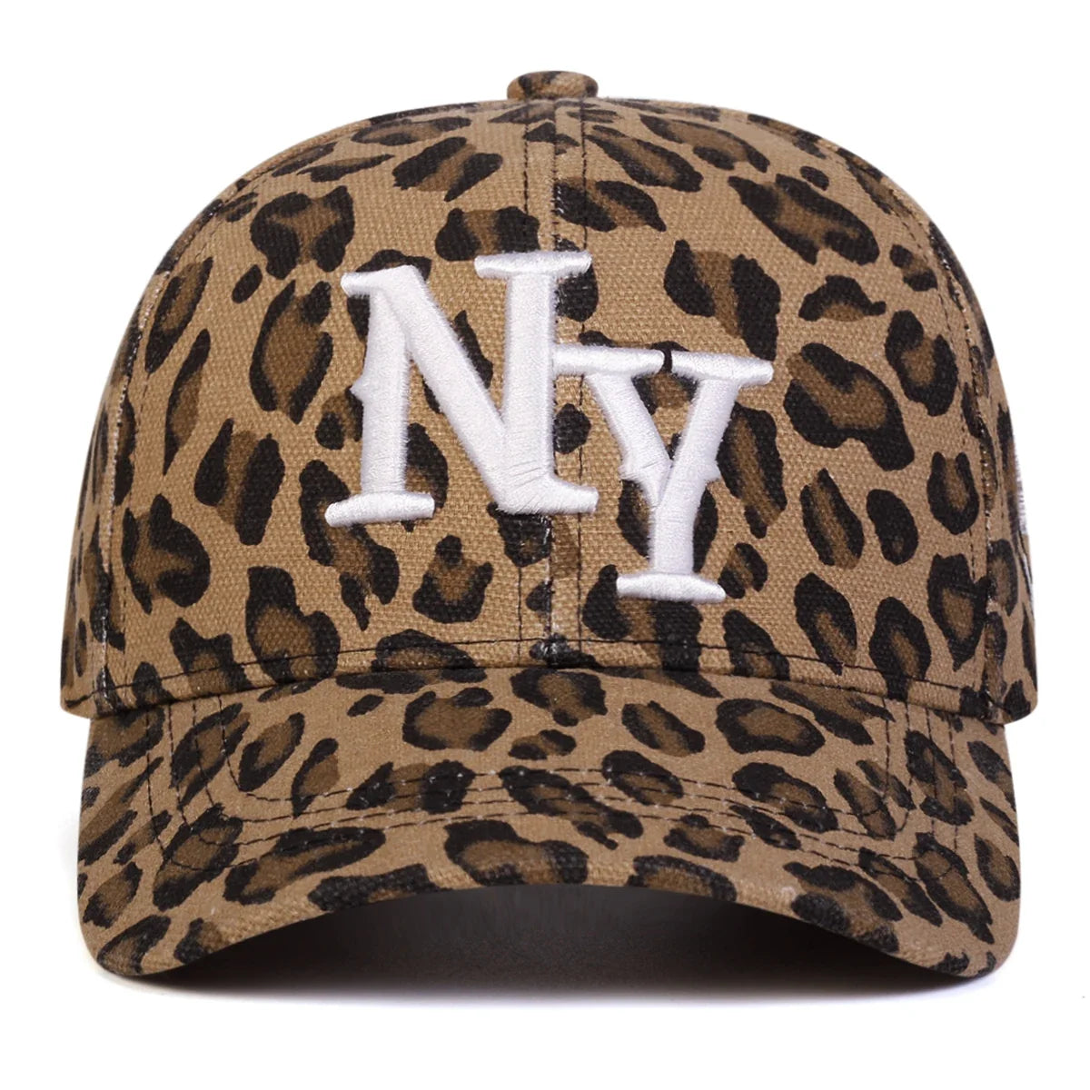 New York City Leopard Print Baseball Cap