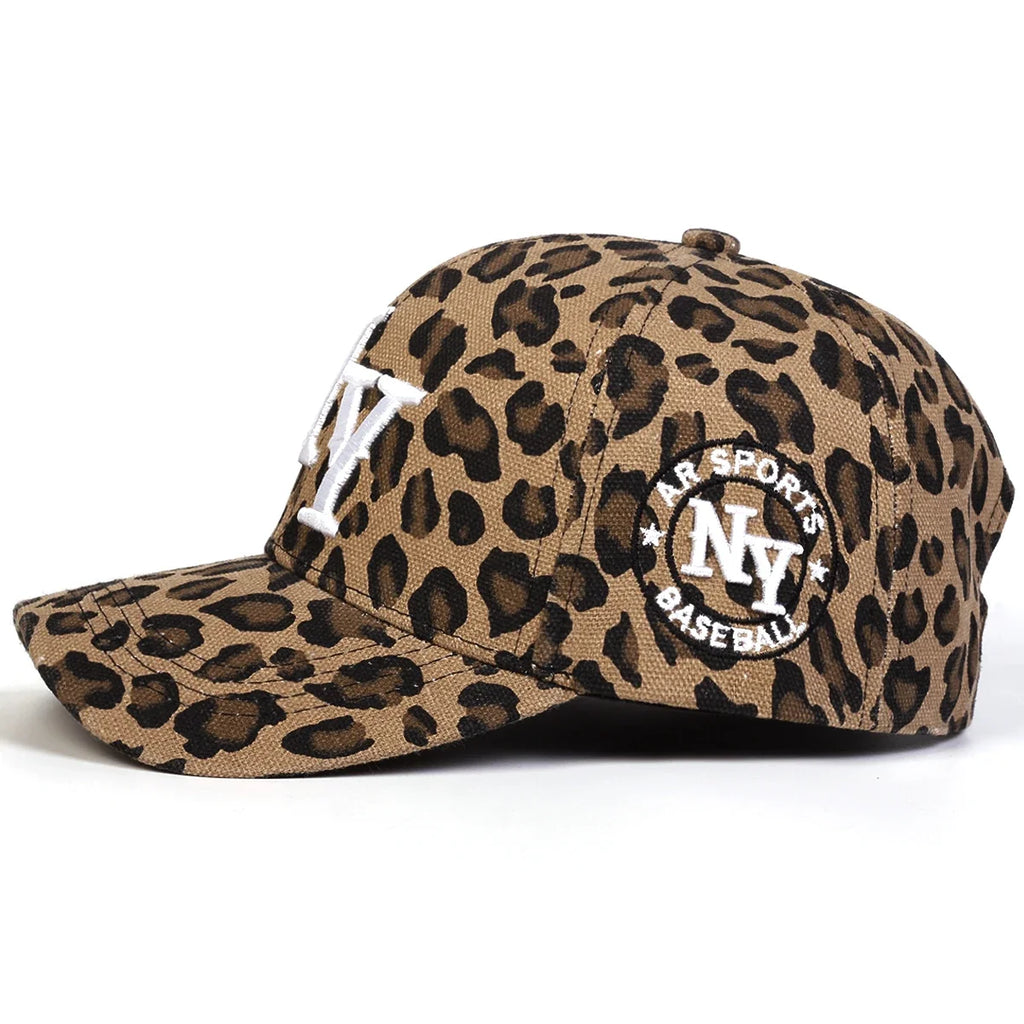 New York City Leopard Print Baseball Cap