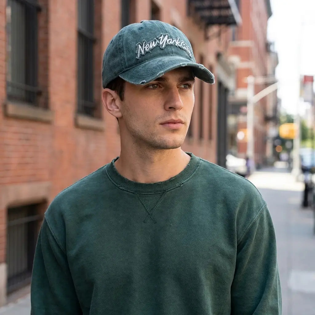 New York City Washed Cotton Baseball Cap
