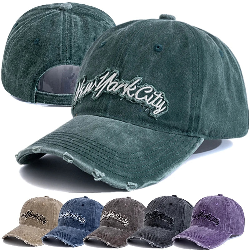 New York City Washed Cotton Baseball Cap