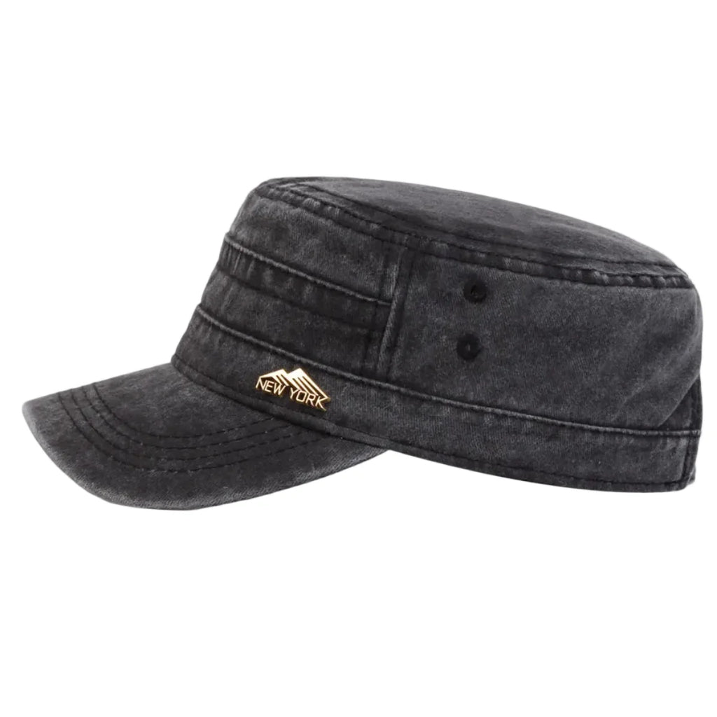 New York Washed Cotton Army Cap
