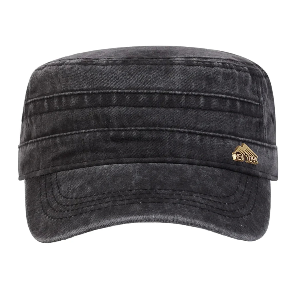New York Washed Cotton Army Cap