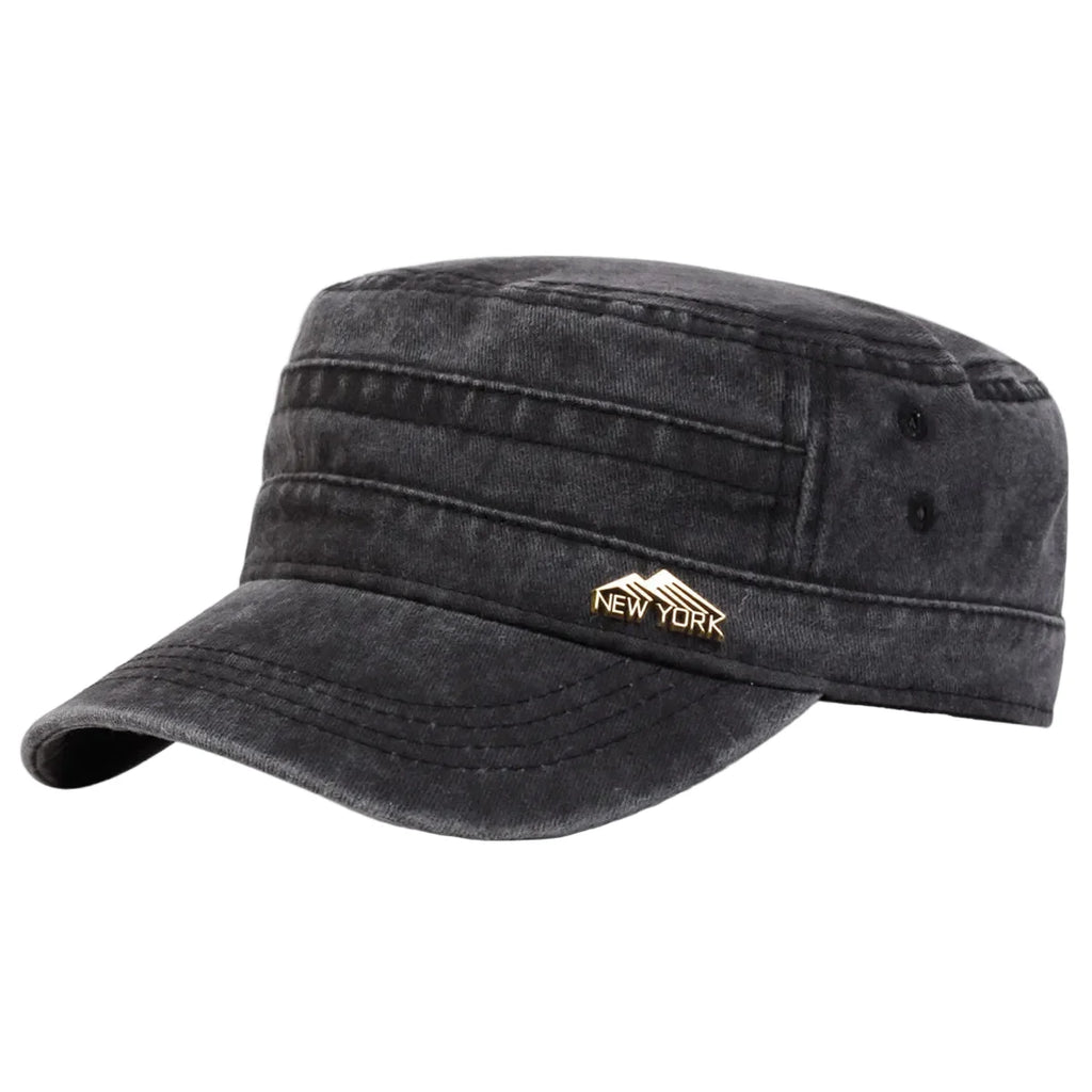 New York Washed Cotton Army Cap