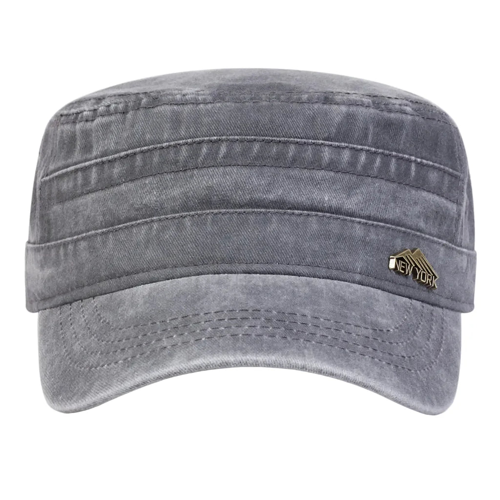 New York Washed Cotton Army Cap