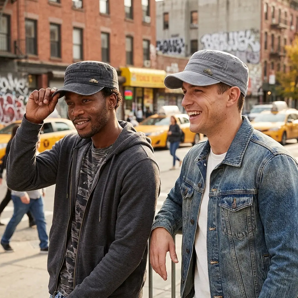 New York Washed Cotton Army Cap