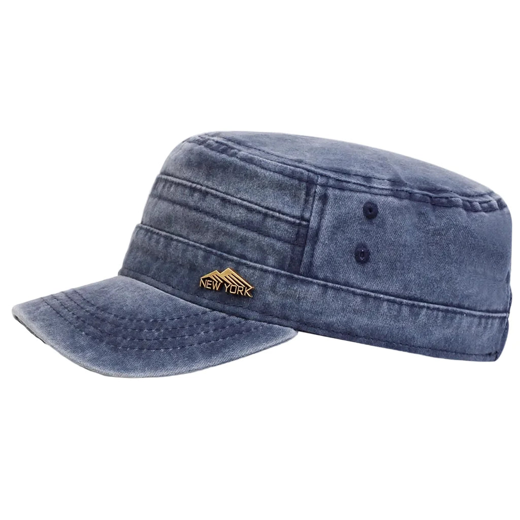 New York Washed Cotton Army Cap