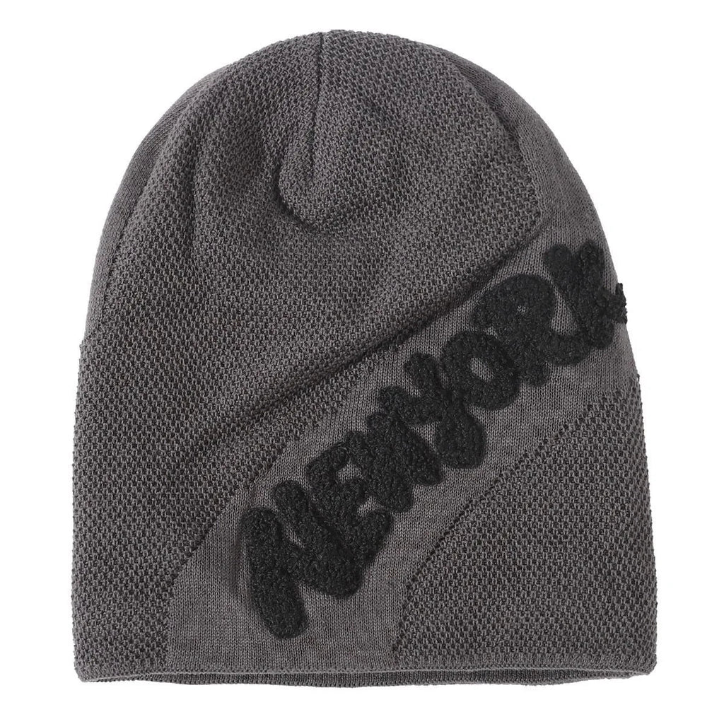 New York Winter Fur Knitted Beanie