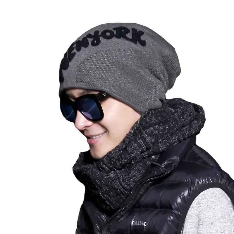 New York Winter Fur Knitted Beanie