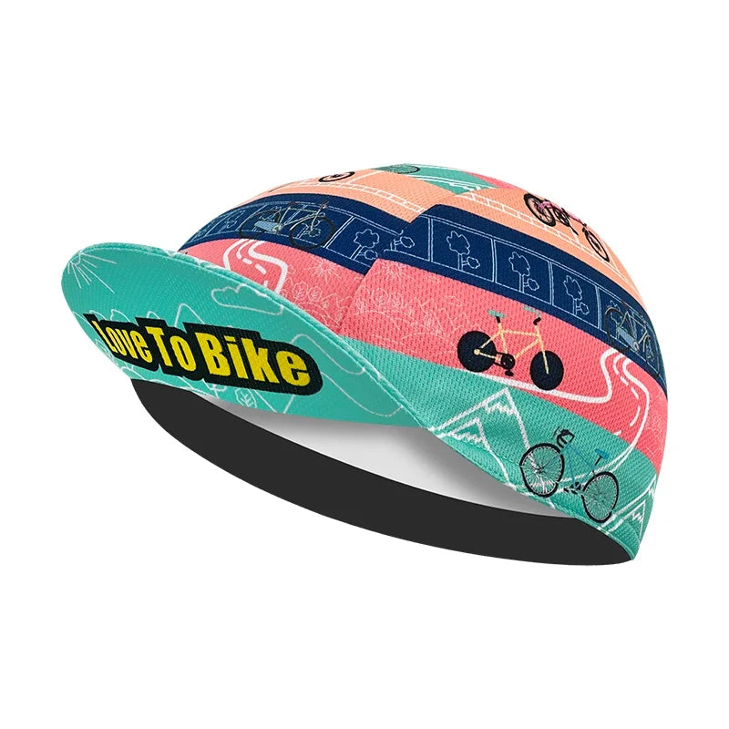 I Love To Bike Cycling Cap